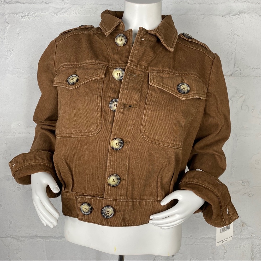 Sale πFree People Eisenhower Denim Jacket - Picture 4 of 7